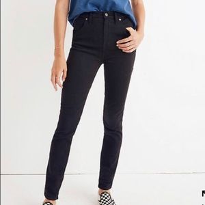 Madewell black high rise jeans